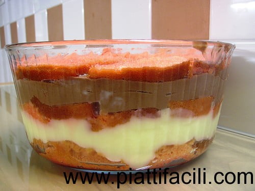 Zuppa Inglese con vaniglia e Rhum