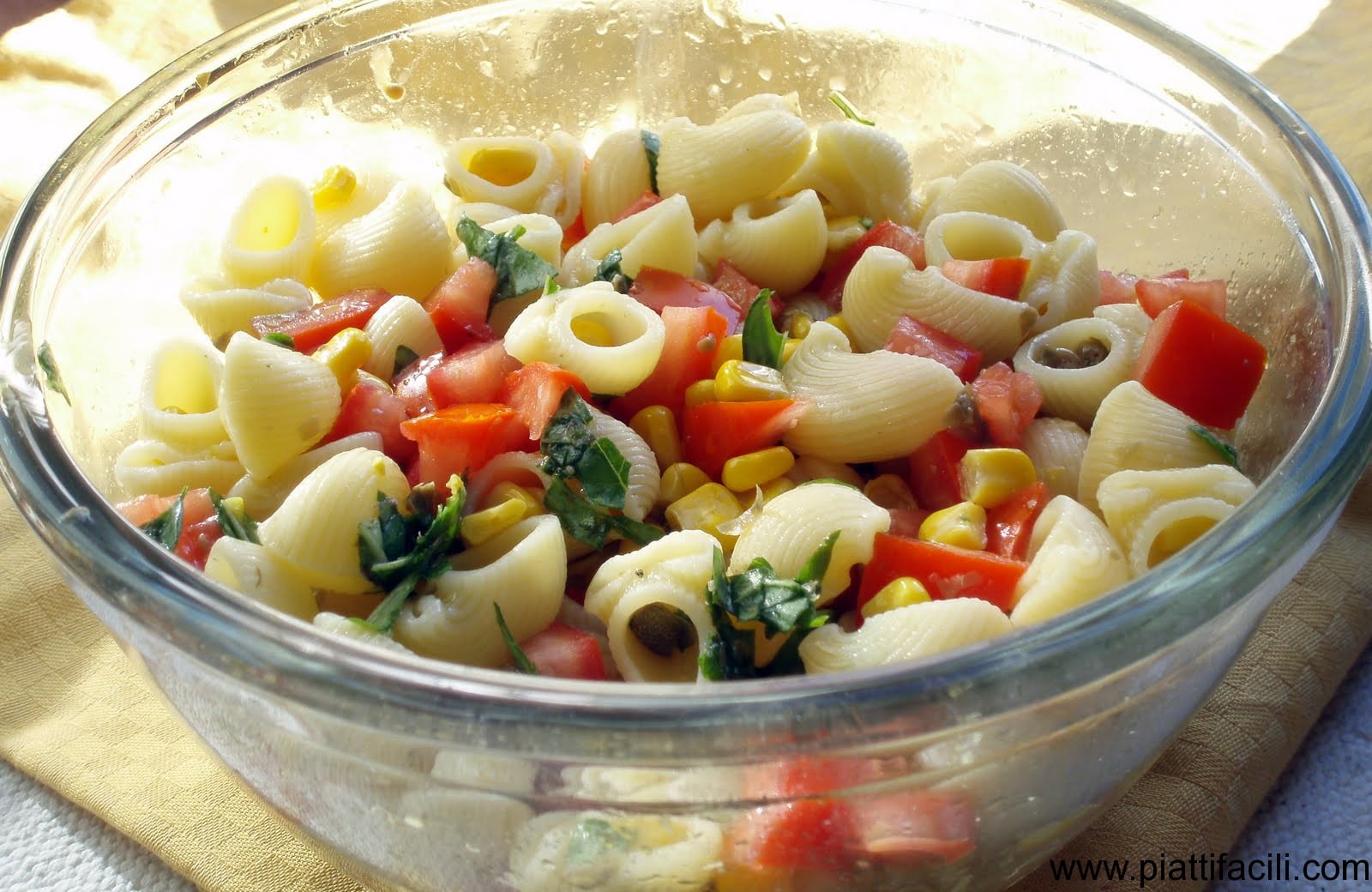 Pasta fredda da portare in ufficio o per pic nic