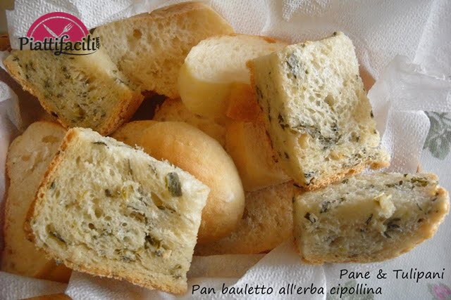 pan bauletto all'erba cipollina