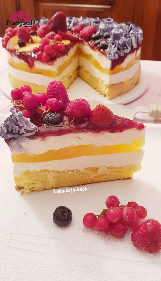 Cheesecake senza biscotti alla frutta