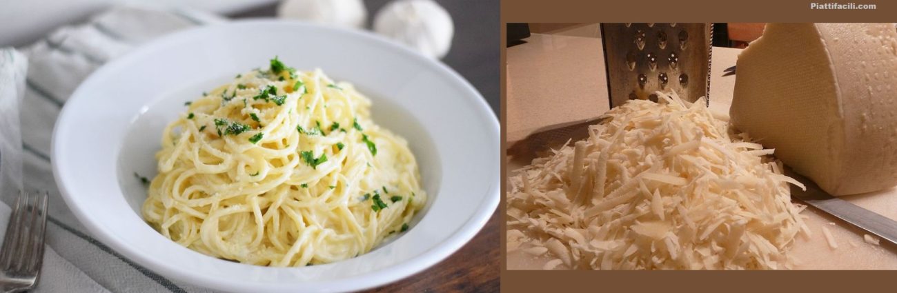 Pasta al formaggio pecorino cremoso