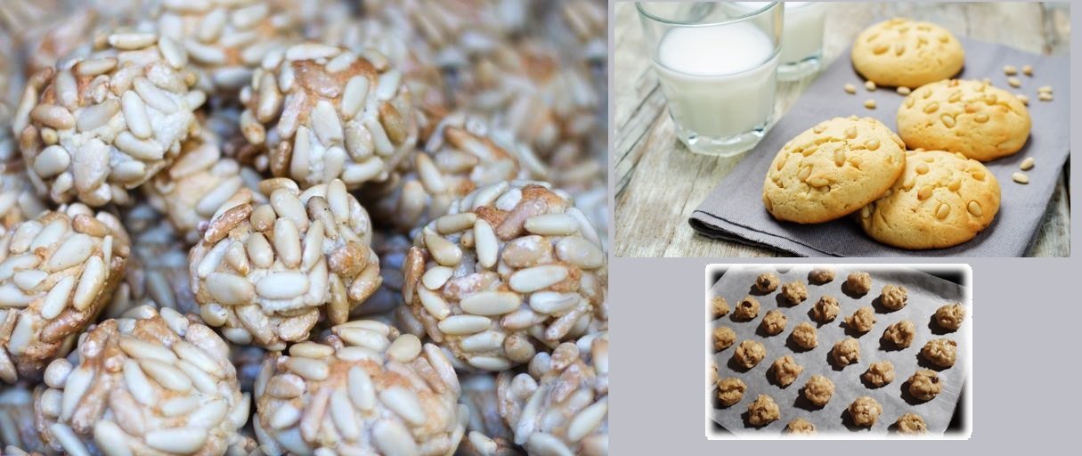 Biscotti ai pinoli e mandorle