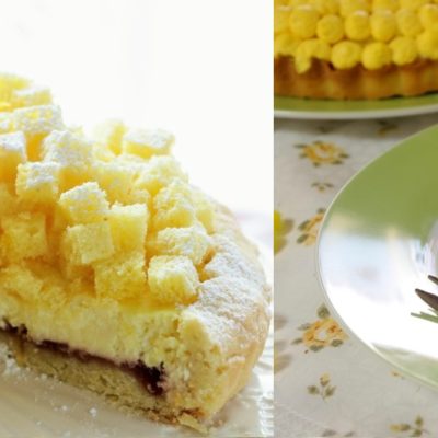 crostata mimosa con limone
