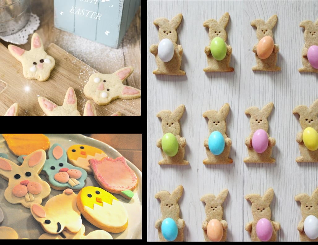 Biscotti a forma di coniglietto per Pasqua
