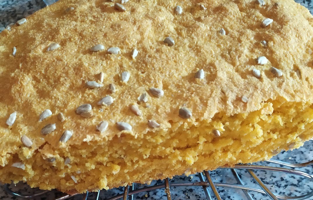 Pane di mais o Cornbread come quello americano