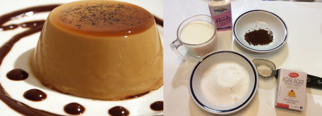 Panna cotta fit al caffè