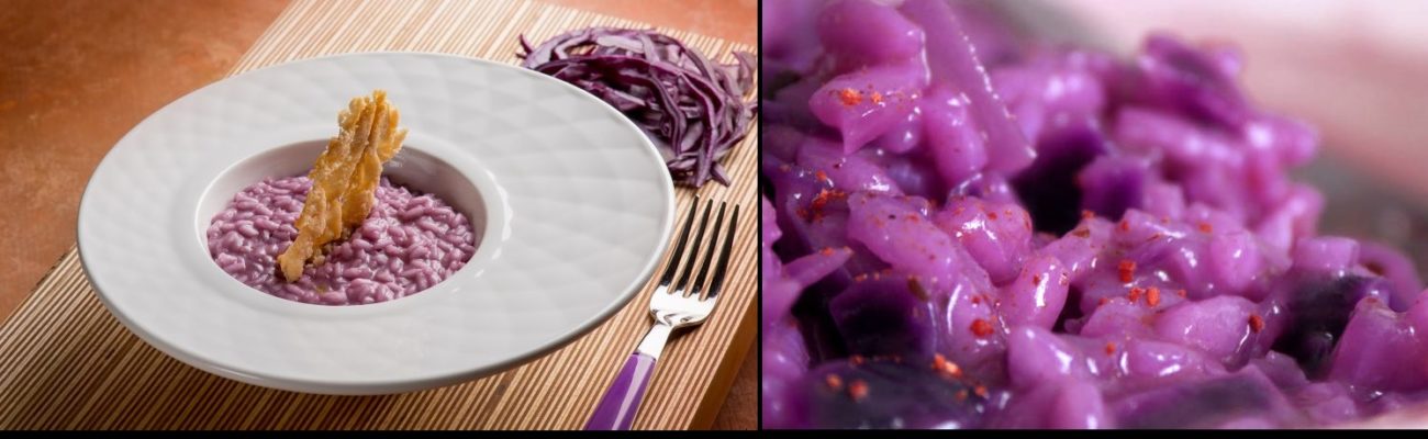 Risotto con cavolo viola : la ricetta per perdere peso
