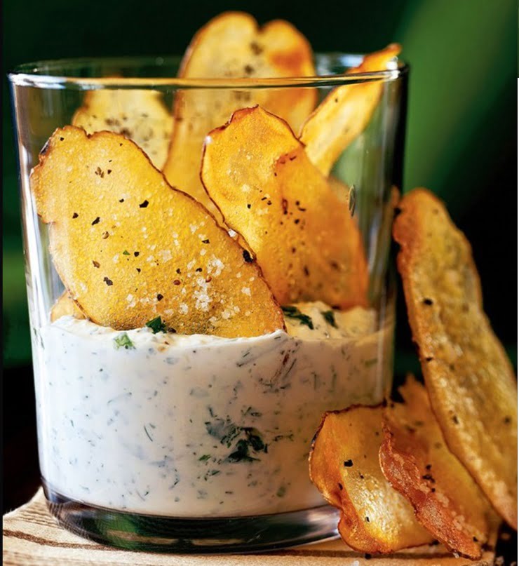 Chips con farina di ceci