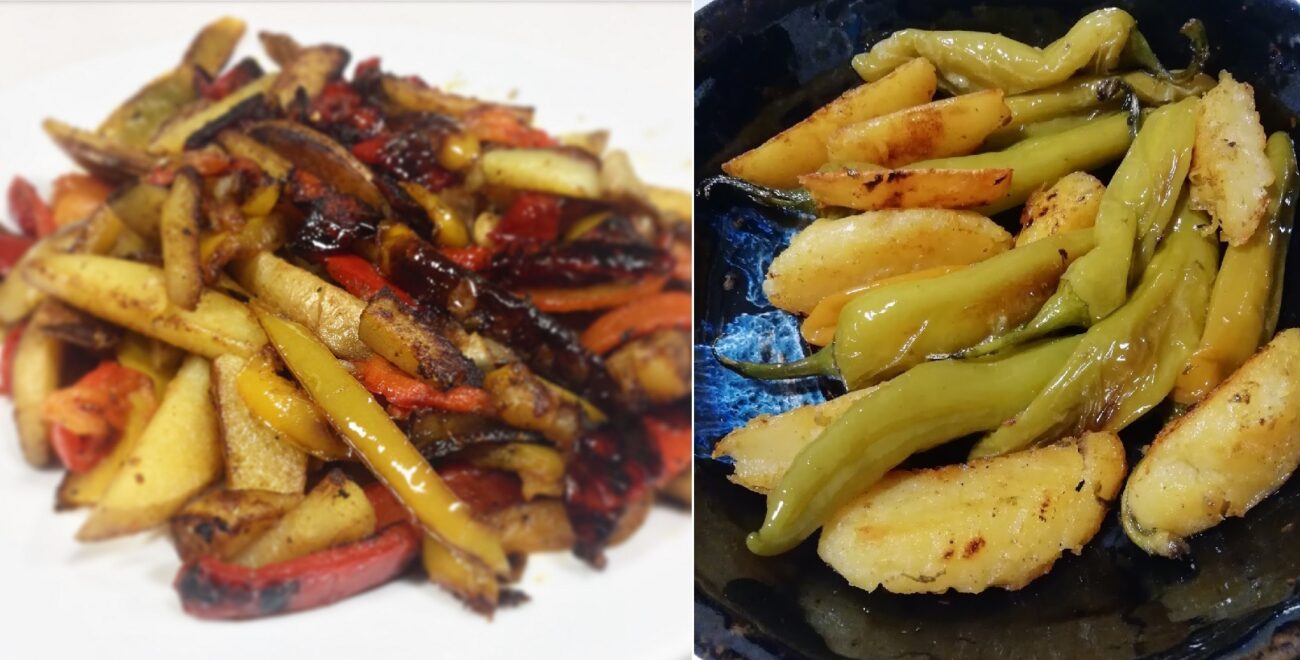 Pipi e patati , ricetta tradizionale calabrese