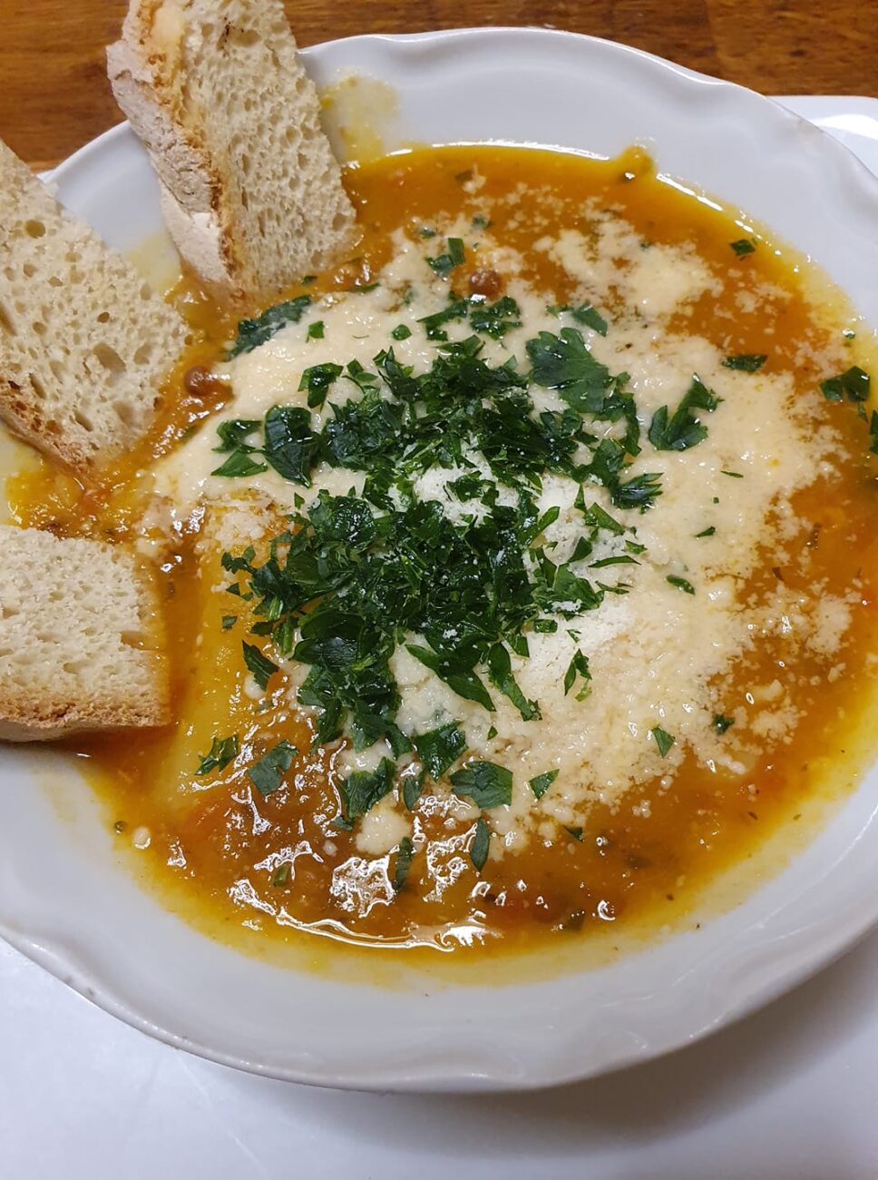 Zucca gialla con patate