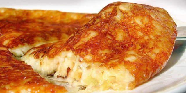 Frico di formaggio e patate