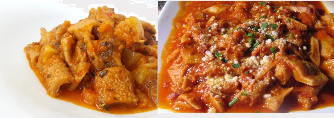 Trippa col sugo all’aretina