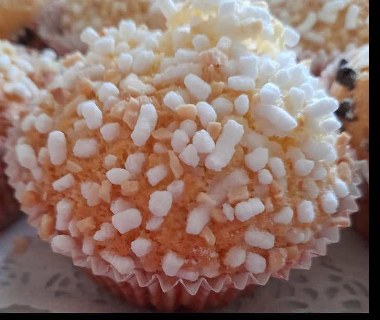 Muffin fatti dalla colomba riciclata