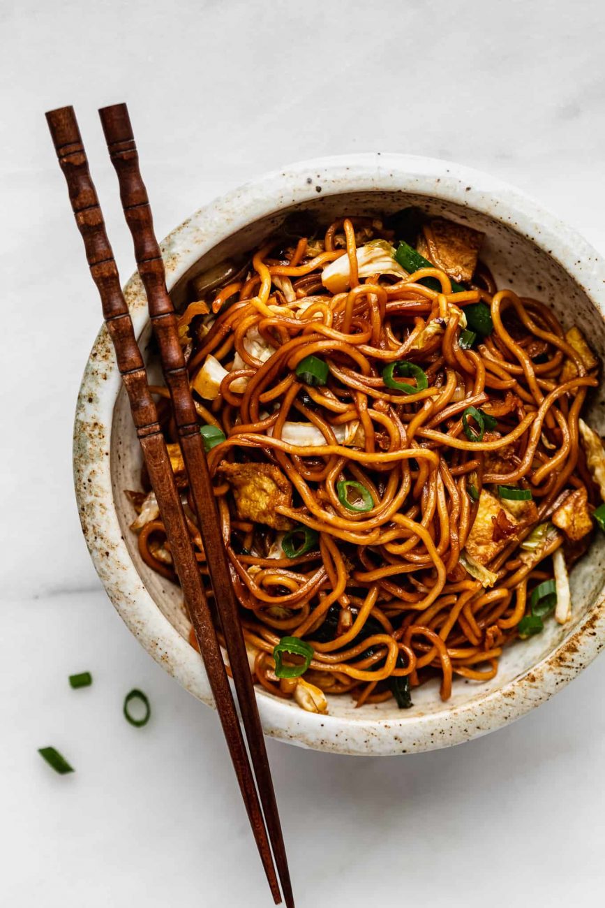 Mie Goreng , piatto tradizionale indonesiano di spaghetti stir-fry