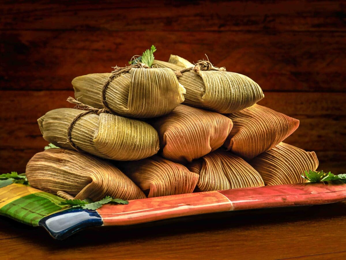 Tamales , involtini tradizionali messicani