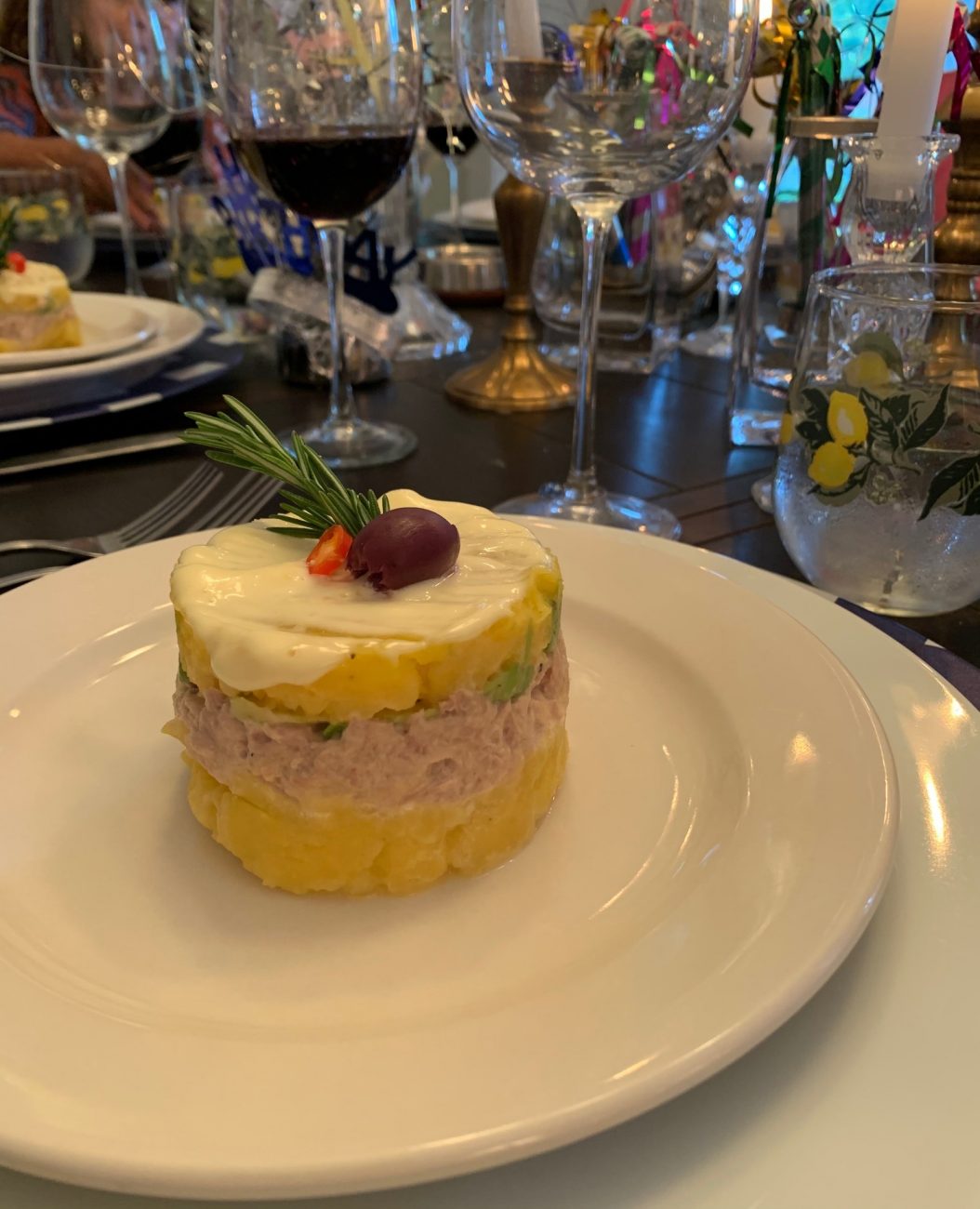 Causa rellena, insalata estiva peruviana