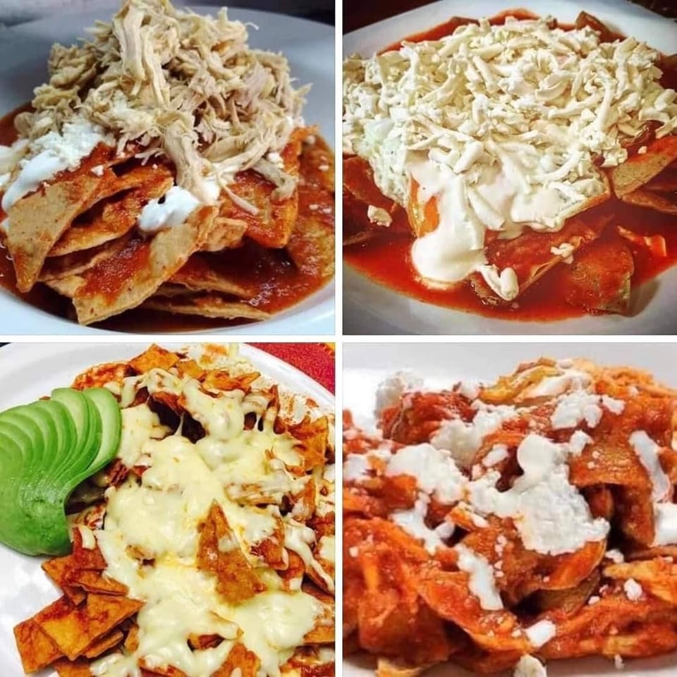 Chilaquiles, tortillas messicane con formaggio